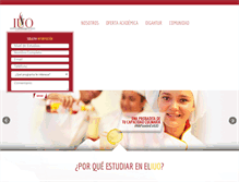 Tablet Screenshot of iuo.edu.mx